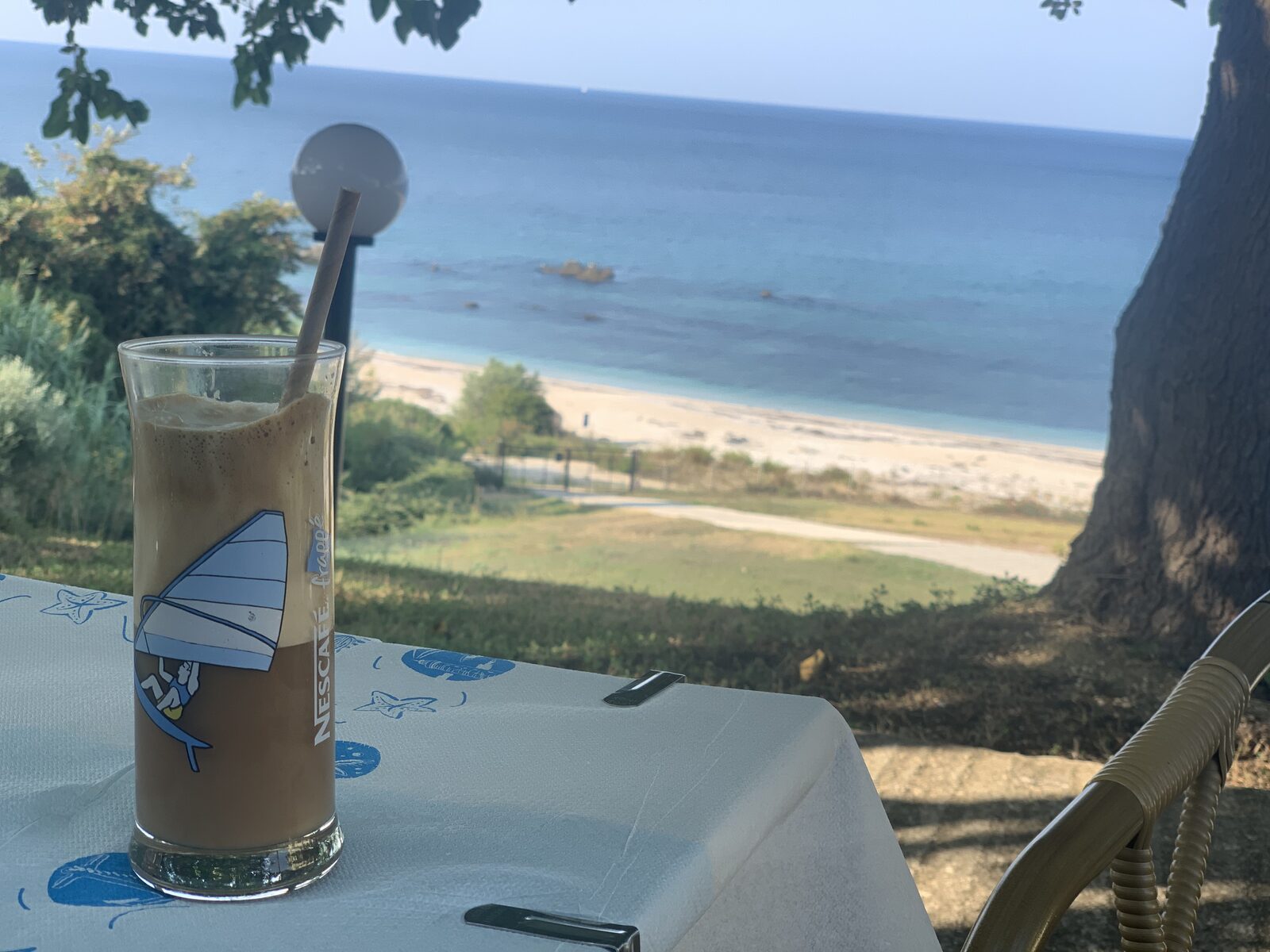 Food and drinks at Kalamaki Beach