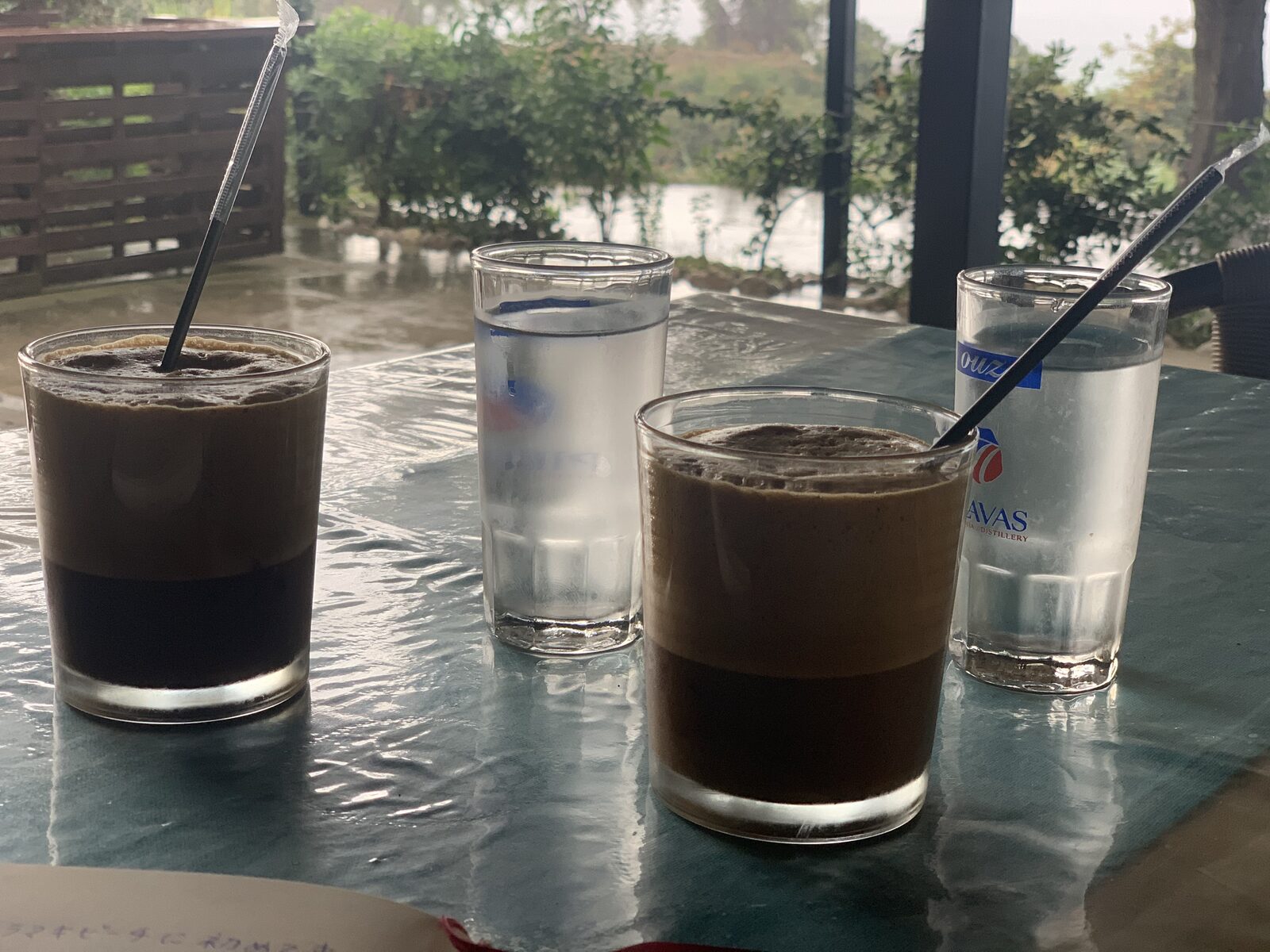 Food and drinks at Kalamaki Beach